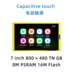 ESP32-S3 7 pollici TN schermo HMI 8M PSRAM 16M Flash per Arduino Lvgl WiFi Blue tooth 7 800*480 Display intelligente RGB LCD TFT modulo - Product Image 4