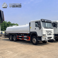 Camion-citerne à eau Sinotruk Homan 6x4 20000L, moteur Yuchai 260 ch Euro 2, camion-citerne pour le nettoyage des routes