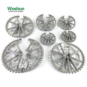 Woshun 5/8 "- 4-1/2" 15mm-115mmプラスチックロックホイールスペーサー鉄筋 - Product Image 2