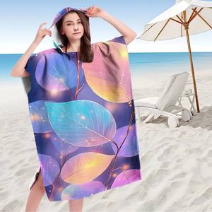 卸売り環境にやさしい耐臭性サーフポンチョビーチタオル多目的エクストラロング軽量再利用可能スポーツパターン - Product Image 6