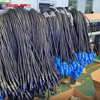 Bühnenbeleuchtungskabel Großbildschirm-LED-Display-Stromkabel 3-poliger Lautsprecher-Blau-Stecker Powercon-Kabel Stecker-zu-Stecker Verlängerungskabel