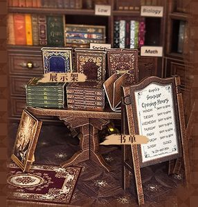 2025 nueva llegada <span class=keywords><strong>Hogwarts</strong></span> librería 3D DIY <span class=keywords><strong>casa</strong></span> <span class=keywords><strong>de</strong></span> muñecas DIY libro Nook sujetalibros regalo envuelto hecho a mano <span class=keywords><strong>casa</strong></span> <span class=keywords><strong>de</strong></span> muñecas <span class=keywords><strong>de</strong></span> madera decorativa - Product Image 6