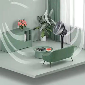 <span class=keywords><strong>Ventilateur</strong></span> de sol silencieux et économe en énergie, personnalisable, pour la circulation de l'air domestique, avec grande circulation de vent verticale et tête oscillante, double usage (<span class=keywords><strong>ventilateur</strong></span> sur pied et de table) - Product Image 4