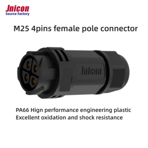Jnicon <span class=keywords><strong>meilleur</strong></span> prix M25 IP67 Push Lock 4Pin 40A connecteur étanche mâle femelle câble fil prise E vélo batterie connecteur de stockage - Product Image 4