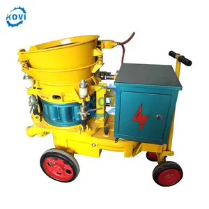 Mỏ di động bê tông ướt phun trộn Máy gunite shotcrete máy phun khô