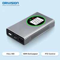 Codificador/Decodificador de Video NDI de Baja Latencia, HD 1080P60, Conversor NDI a HDMI con Control POE/PTZ
