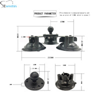 Support de téléphone à ventouse simple, double ou triple, robuste, de 1,5 pouce, pour pare-brise de voiture, fenêtre de camion, support d'écran