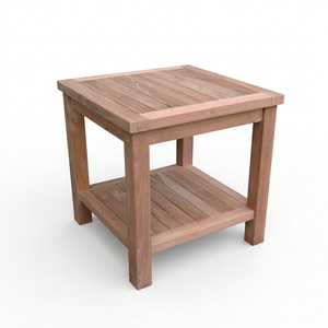 Modern Design Solid Teak Wood Foldable Garden <b>Side</b> <b>Table</b> Shelf Outdoor Furniture Hotels Swimming Pools Farmhouses Villas Park - Product Image 1