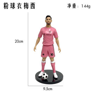 Statues réalistes de stars du football, 13 pièces, figurines d'action en PVC, design classique pour collection, souvenir, cadeau pour les fans de football - Product Image 4
