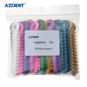 Azdent Strip Vormige Multi-gekleurde Dental Orthodontische Ligatuur Banden