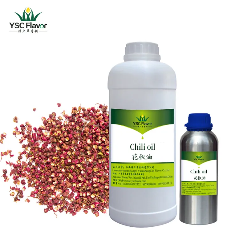 Fabrikant Supply Groothandel Bulk Prijs Pure Zanthoxylum Olie Sichuan Peper Olie Voor Voedsel Smaak Cas94-62-2