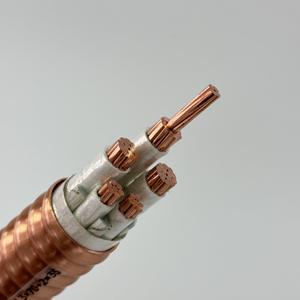 Гибкий огнестойкий кабель, медная оболочка, ПВХ BTTRZ 3x70 + 2x35 1 кВ, низкая дымовая ПВХ куртка, высокотемпературный огнестойкий провод - Product Image 6