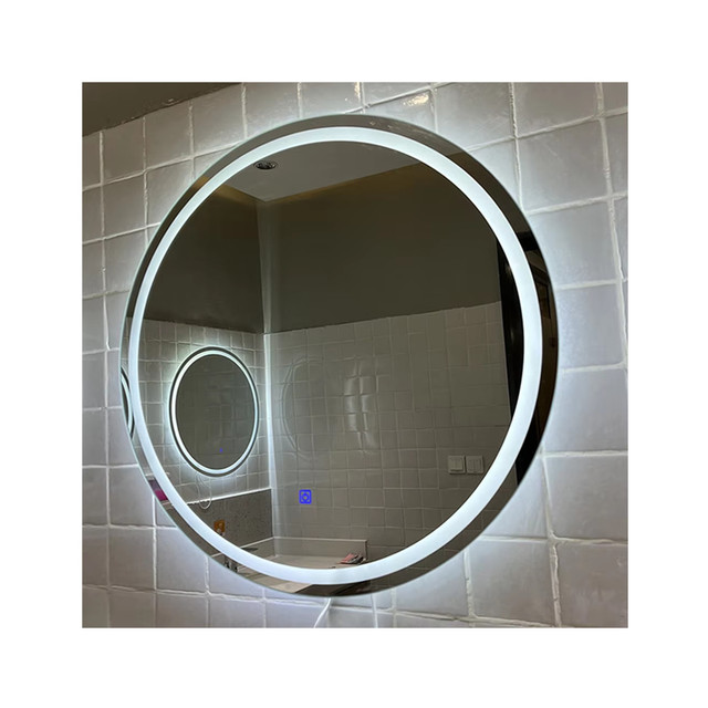 Wholesale Bathroom Touch Screen Anti-fog LED Lighted Make up Smart Mirror Glass LED Mirror