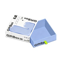 Boîtes d'emballage personnalisées recyclables de style cassette pour chaussettes et fourrures, en carton blanc avec impression de logo quadricolore