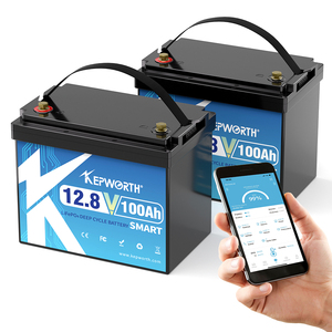 Frete Grátis Sem Taxas Bateria de Lítio LiFePO4 <span class=keywords><strong>Mini</strong></span> Kepworth YD12100 <span class=keywords><strong>12V</strong></span> 100Ah com BMS Bluetooth para Energia <span class=keywords><strong>Solar</strong></span> Residencial, Barcos e Iates - Product Image 1