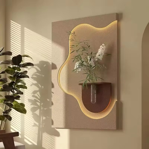 Pintura decorativa 3D New Nordic de acrílico con diodos emisores de luz (LED) con protección UV, diseño de árbol artificial para sala de estar y <span class=keywords><strong>comedor</strong></span>. - Product Image 3
