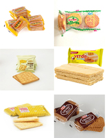 Ruipuhua Machine d'emballage horizontale automatique, sac en plastique, pain, gâteau, muffins, BIscuits