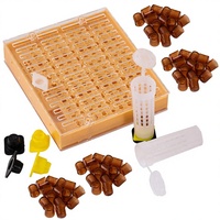 Nouveau kit d'élevage de reines d'abeilles, boîte d'apiculture en plastique avec outils et fournitures d'apiculture