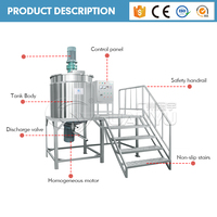 Machine automatique de fabrication de shampoing chimique, de désinfectant pour les mains, de liquide vaisselle, de savon liquide, de conditionneur capillaire, machine de mélange