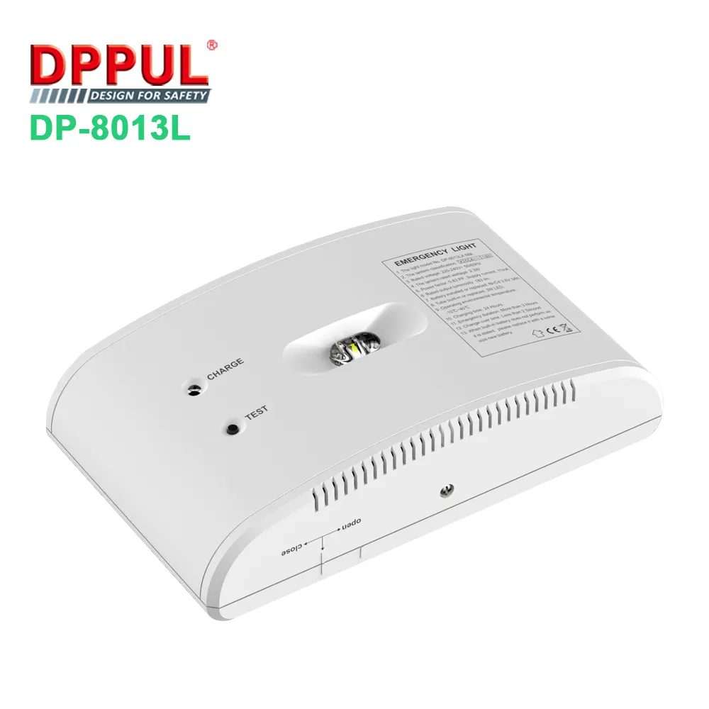 Dpuul IP20ไฟฉุกเฉินสำหรับทางเดินในอาคารแบบชาร์จไฟได้