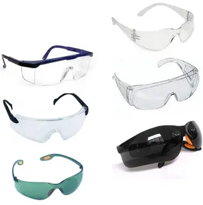 Kacamata pelindung mata situs konstruksi kustom berkelanjutan, peralatan keamanan industri