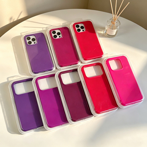Coque de téléphone en silicone liquide couleur unie tendance pour <span class=keywords><strong>iPhone</strong></span> 17 <span class=keywords><strong>Pro</strong></span> <span class=keywords><strong>Max</strong></span>, résistante aux rayures et antidérapante - Product Image 6