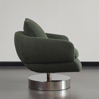 Fauteuil de salon inclinable moderne en tissu Fuyasi Vivienne - Édition Designer Salon Chambre Appartement Villa Hôtel