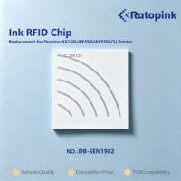 Puce d'encre Ratopink DB-SEN1982 2BK124, remplacement pour imprimante CIJ Domino AX150i/AX350i/AX550i