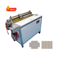 Machine à rainurer en V semi-automatique pneumatique manuelle pour boîtes en carton, coupe-coins pour carton gris rigide
