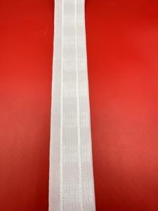 Ruban adhésif durable en polyester blanc personnalisé pour rails et rails de rideaux décoratifs modernes - Product Image 6