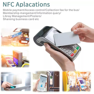 Thẻ Nhà máy cung cấp CR80 Kích thước PVC thẻ thông minh với 1K 13.56MHz RFID chip không thấm nước NFC giao diện Mini tag khách sạn ứng dụng - Product Image 3