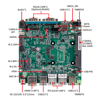 Mini PC Industrial Sin Ventilador Intel Core I7-4600U, Mini PC Potente con Linux/Windows 7/10, DDR3L, SSD+HDD, RS232/485, TCP, Multifunción