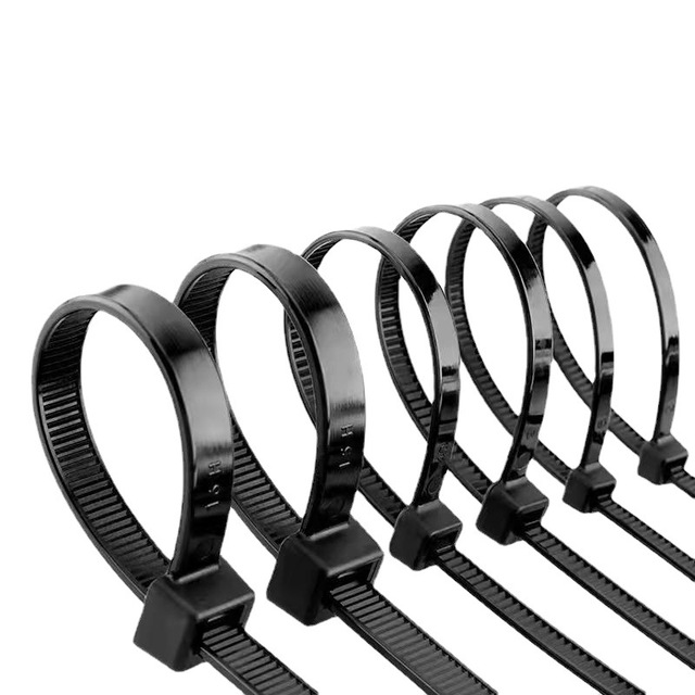 Heavy Duty Nylon PA66 Cable Ties 400mm X 7.6mm Self Locking UV Zip Ties Fuel Chemical Resistant Industrial Wire Straps