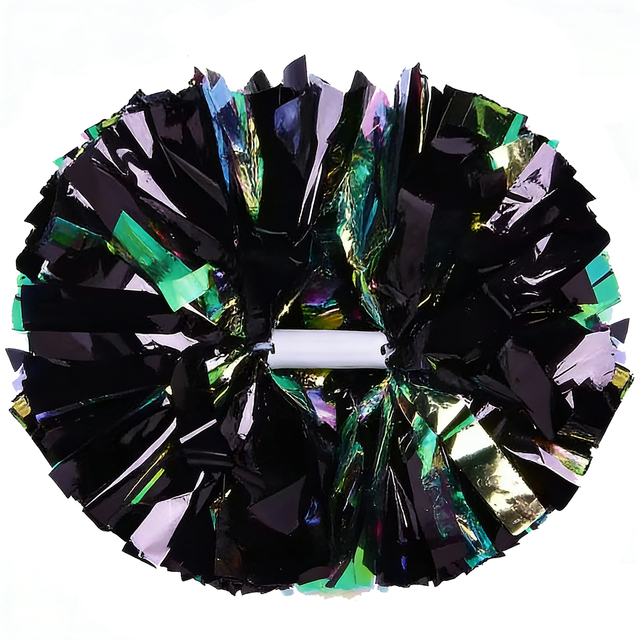 Cheerleading Pom Poms with Baton Handle Cheer PomPoms for Kids Adults Cheering Sports Team Spirit Party School