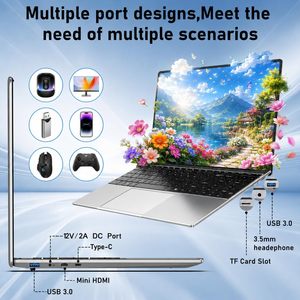 Computadora Portátil NIAKUN de 15.6 Pulgadas, 16 GB de RAM, 512 GB SSD, Windows 11 Pro, para Estudiantes - Product Image 4