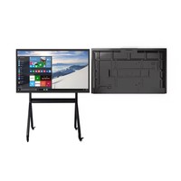 Tableau blanc interactif intelligent avec écran tactile Android et Windows 4K 20 points, 55, 65, 75, 86 pouces, avec logiciel pédagogique