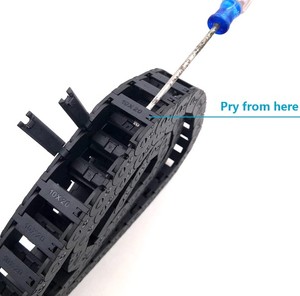 Chaîne de traînée de câble R18 10x20mm style pont ouvrable pour le routage de fils <span class=keywords><strong>d</strong></span>'<span class=keywords><strong>imprimante</strong></span> CNC et <span class=keywords><strong>3D</strong></span> - Product Image 5