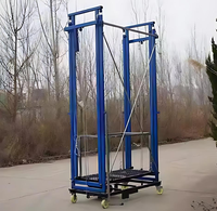Plateforme d'échafaudage électrique 110V/220V, échafaudage mobile portable avec roues pour la peinture murale et l'installation