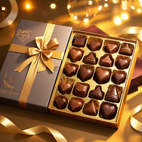 Boîte-cadeau de luxe sur mesure en chocolat brun haut de gamme, boîte alimentaire rigide avec couvercle, laminage brillant, estampage pour emballage de mariage