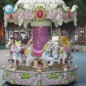 Nhỏ 6 chỗ ngồi Mini <span class=keywords><strong>Carousel</strong></span> phổ biến nhất mới được thiết kế công viên giải trí đi xe trẻ em vui vẻ đi vòng-bán - Product Image 1