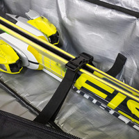 Sac de ski rembourré de qualité supérieure, pour vêtements de ski, équipement de neige, bâtons, accessoires, sac double pour équipement de snowboard et de ski pour hommes et femmes