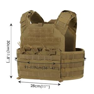 Chaleco Táctico Impermeable para Caza al Aire Libre, Juego de CS, Armadura de Jungla, Ajustable, de Liberación Rápida, Chaleco Portaplacas Molle - Product Image 2
