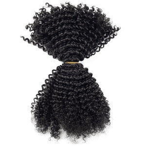 Extensiones de Cabello Remy Ruso 100% Virgen al por Mayor, Paquetes de Cabello con Punta I Invisible Hechos a Mano, Extensiones Afro Rizadas para Uso Diario - Product Image 1