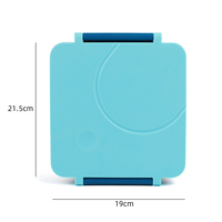 2024 personnalisable PP boîte à lunch compartiment en acier inoxydable étanche au micro-ondes boîte à bento haute école Tiffin Logo personnalisé