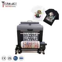 Nouvelle imprimante DTF rouleau-à-roule entièrement automatique avec secoueur de poudre et imprimante à feuille A2, fabrication OEM ODM, tête d'impression OEM ODM