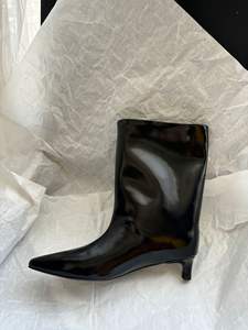 Botas de tacón alto de cuero genuino personalizadas, a la moda, novedad 2026, estilo retro, rojas, con punta, tipo stiletto, hasta el muslo, cómodas y con malla. - Product Image 5