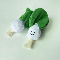 Jouet interactif pour chat en forme de légume mignon, résistant aux morsures, baguette de chaton pour l'auto-entretenissement, jouet à mâcher en peluche pour chat