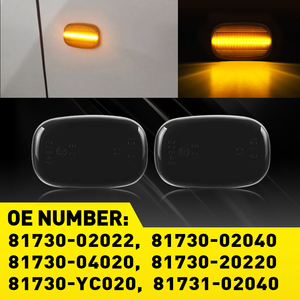 ไฟเลี้ยวข้างแบบไหล Auxito Pair Flowing LED สำหรับ Toyota Hilux Corolla Lexus - Product Image 5