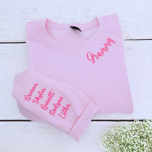 Felpa per bambini inverno/autunno con distintivo intrecciato e Logo frontale con motivo 3D felpa con cappuccio ricamato da giardino della nonna - Product Image 2