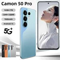 Camon 50 Pro, appareil photo 108MP, écran LCD 120Hz, 5G, double SIM, jeu, Android 15, smartphone intelligent